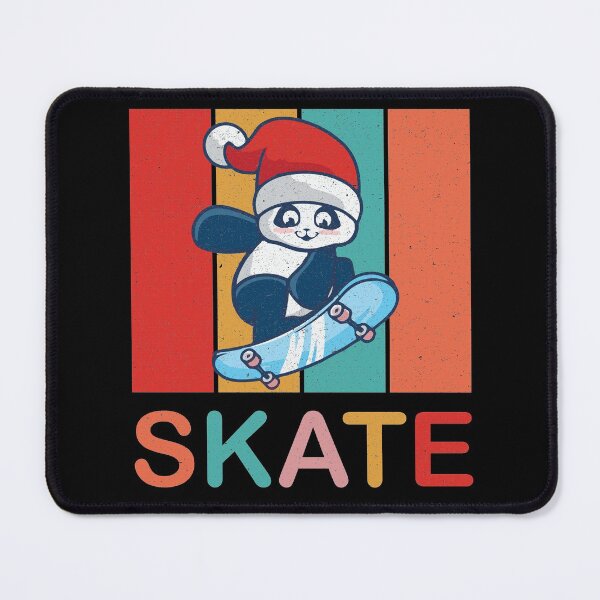 Item preview, Cute Skater Panda Skatebording on Skateboard Christmas Gift designed and sold by Wadia Hamda.