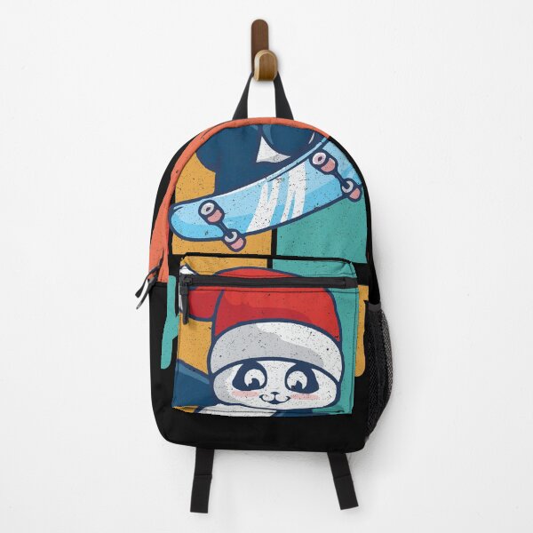 Item preview, Cute Skater Panda Skatebording on Skateboard Christmas Gift designed and sold by Wadia Hamda.
