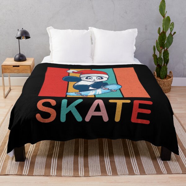 Item preview, Cute Skater Panda Skatebording on Skateboard Christmas Gift designed and sold by Wadia Hamda.