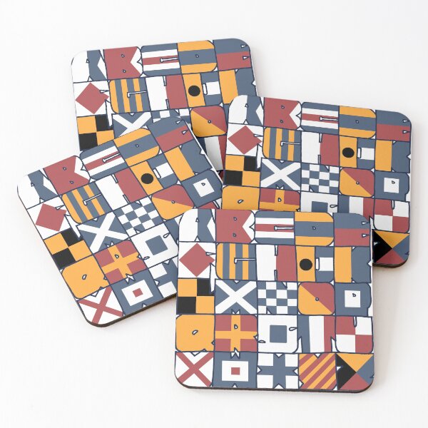 Item preview, Nautical signal flags designed and sold by NitArtCafe.
