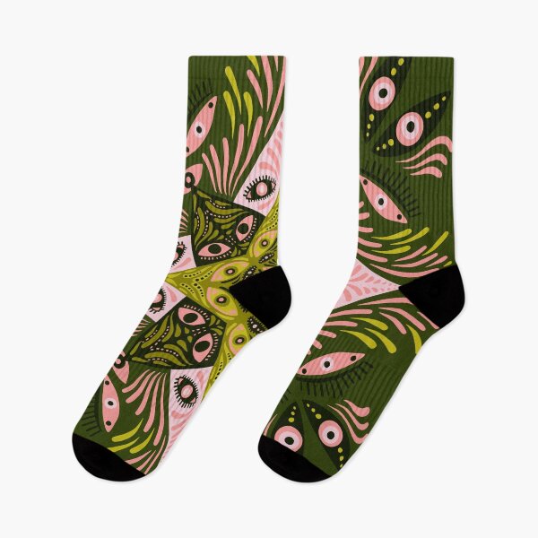 Item preview, Optical Mandala – Sage & Pink designed and sold by Cat Coquillette.