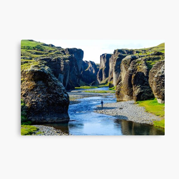 fjaðrárgljúfur Canvas Print