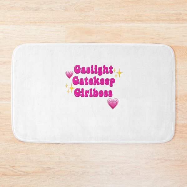 Item preview, Gaslight gatekeep girlboss quote designed and sold by freya kelly.