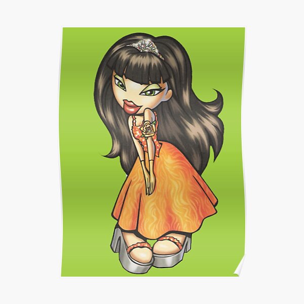Bratz Formal Funk Jade Promo Artwork Poster By Redbubblofficia Redbubble