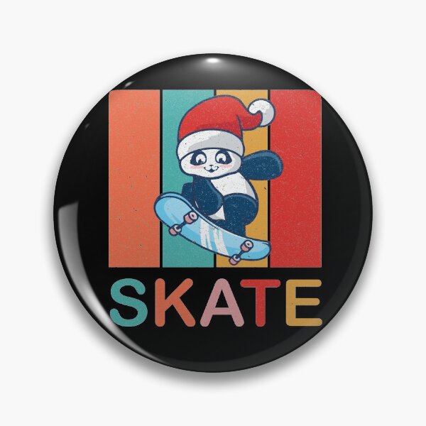 Item preview, Cute Skater Panda Skatebording on Skateboard Christmas Gift designed and sold by Wadia Hamda.