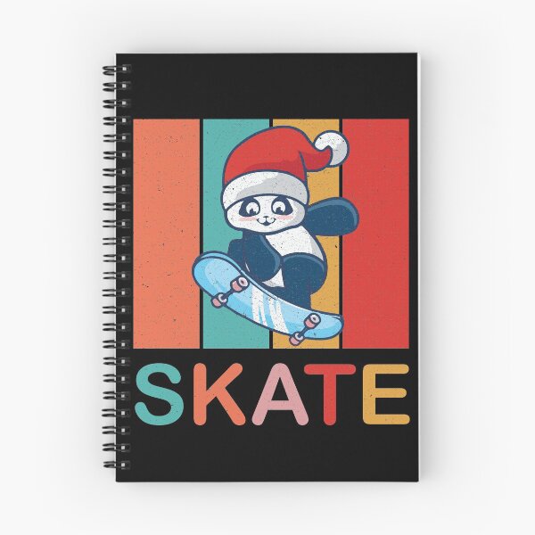 Item preview, Cute Skater Panda Skatebording on Skateboard Christmas Gift designed and sold by Wadia Hamda.