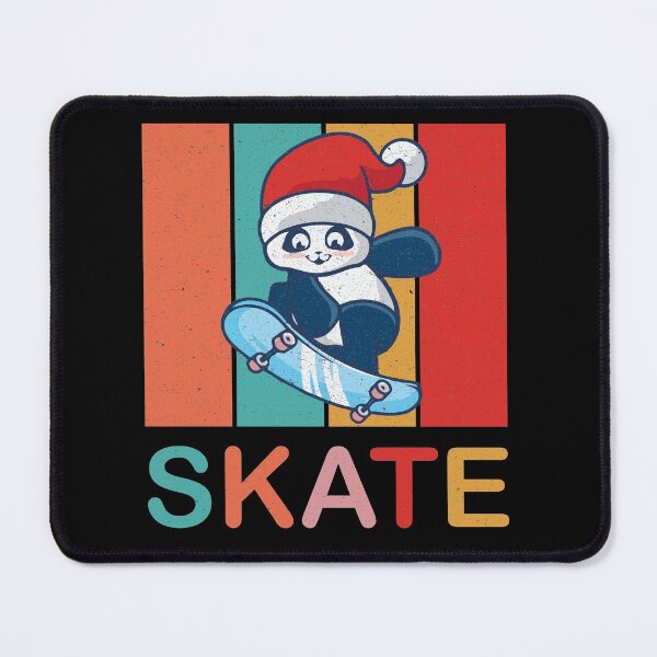 Item preview, Cute Skater Panda Skatebording on Skateboard Christmas Gift designed and sold by Wadia Hamda.