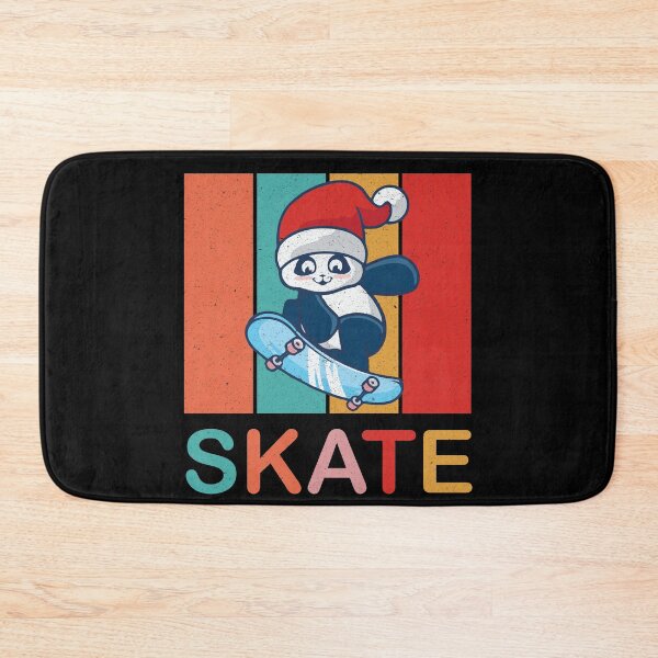 Item preview, Cute Skater Panda Skatebording on Skateboard Christmas Gift designed and sold by Wadia Hamda.