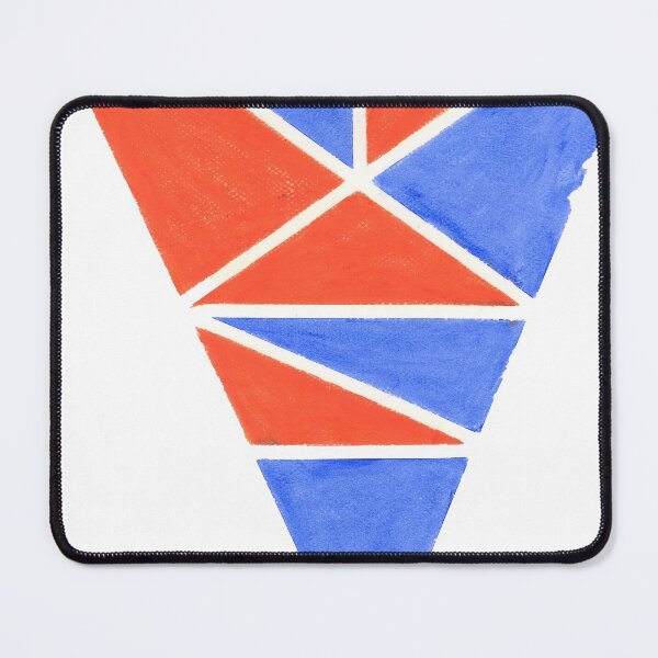 Item preview, Blue and Orange Triangles designed and sold by MaryLOwen85.