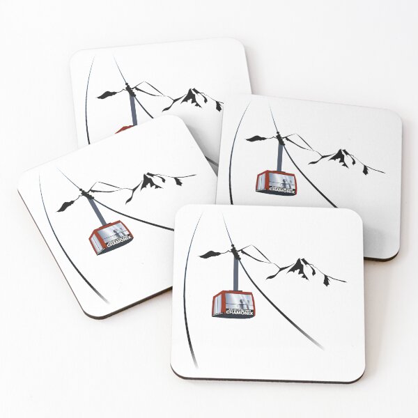 Aperçu de l'œuvre Chamonix téléphérique Aiguille du Midi montagne leewarddesign créée et vendue par leewarddesign.