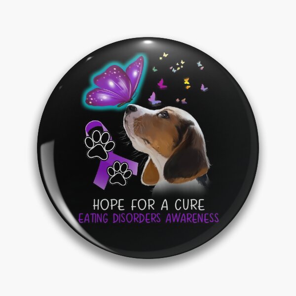Item preview, Beagle Hope For A Cure Eating disorders Awareness designed and sold by Grooffos.