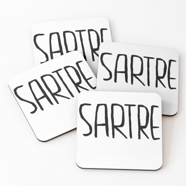 Artikelvorschau, französischer Schriftsteller, Sartre entworfen und verkauft von badlydrawnbabe.