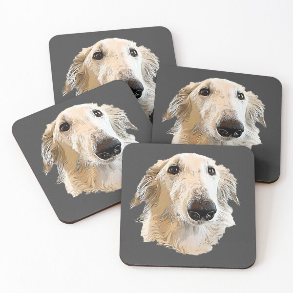 Item preview, Borzoi Beautiful Dog Head Art designed and sold by Elarex.