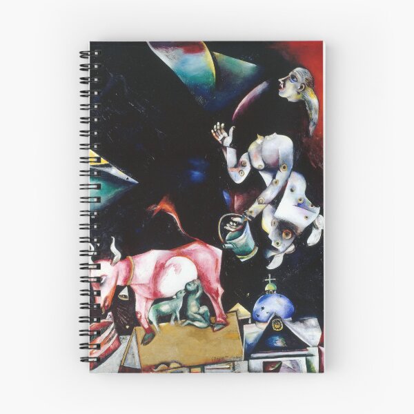 Aperçu de l'œuvre A la Russie, aux ânes et aux autres (To Russia, Asses and Others), 1911 par Marc Chagall créée et vendue par Nosach Design.