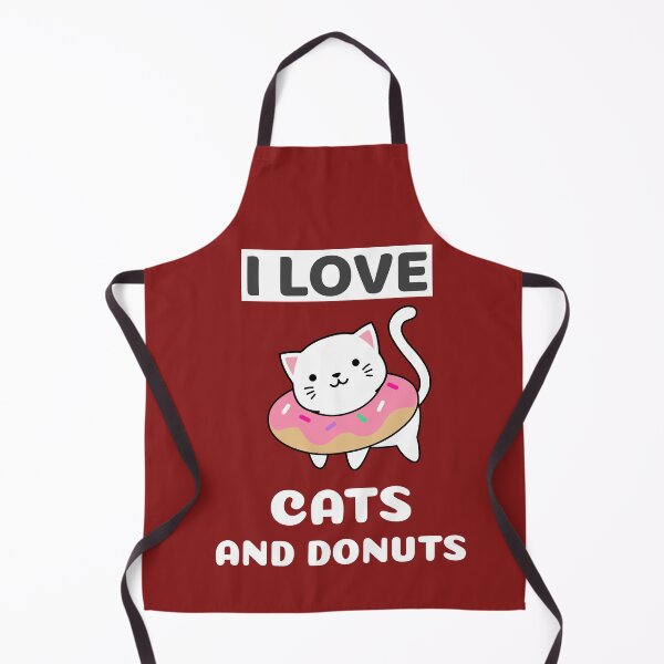 Item preview, I love cute cats and donuts designed and sold by VitoTDesign.