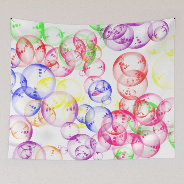 Item preview, Rainbow Soap Bubbles designed and sold by JadeRiverImages.