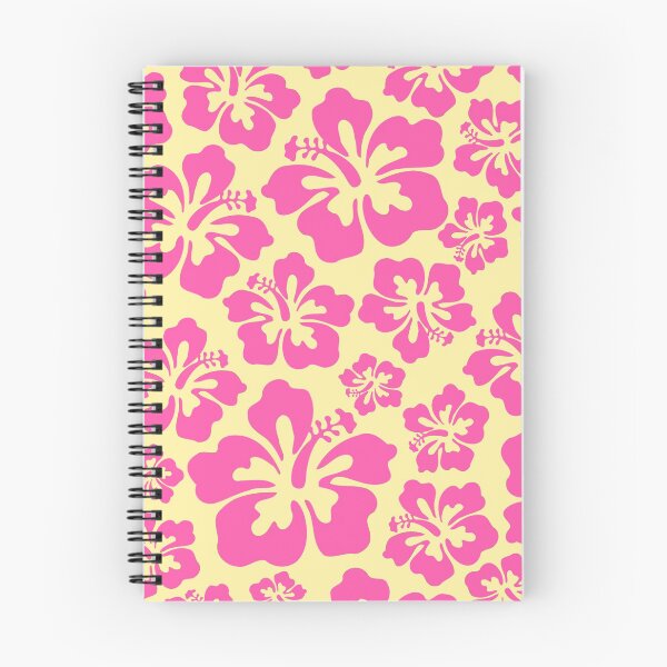 Item preview, Pink on Yellow Hibiscus Tropical Flower Pattern designed and sold by Lisa Thomas.