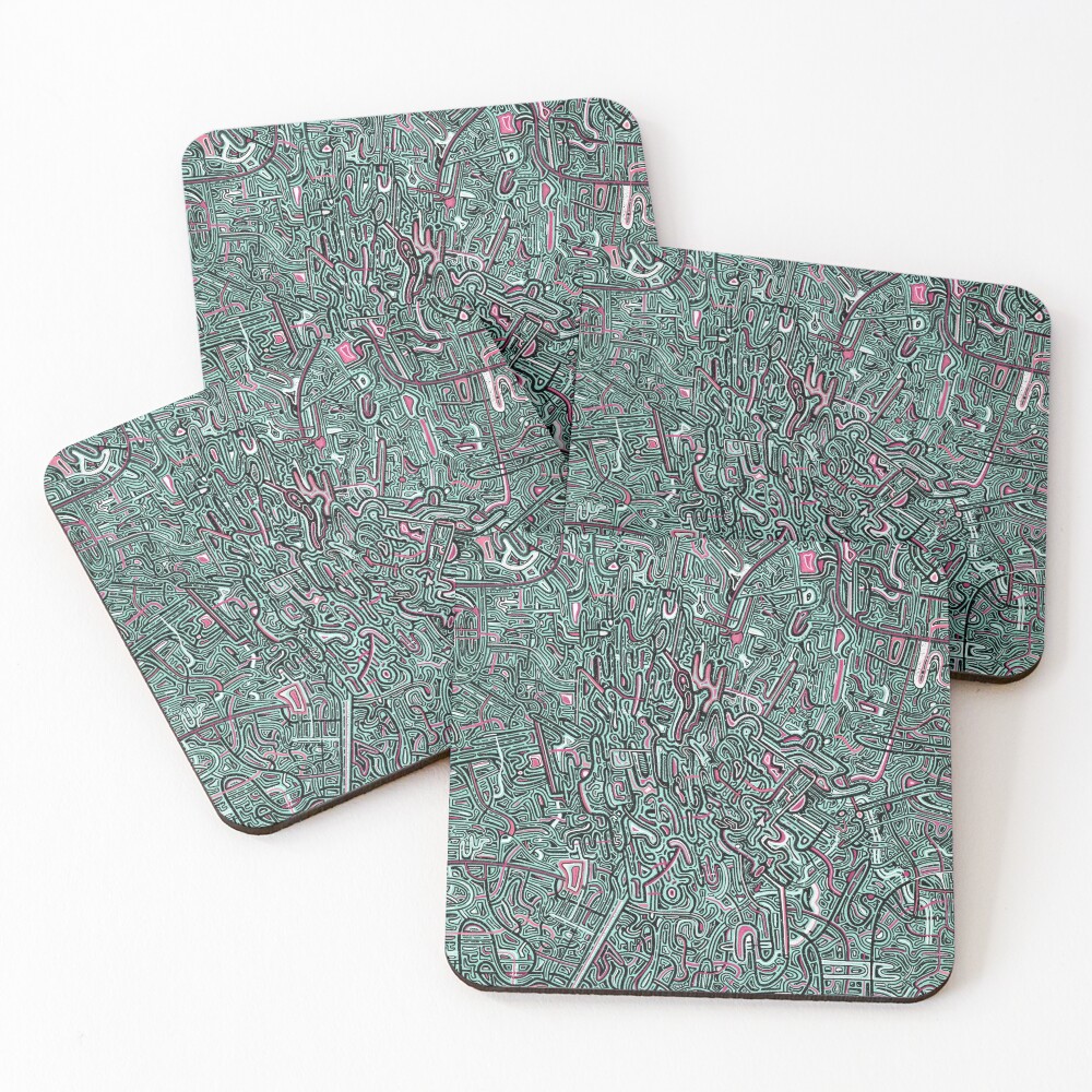 Item preview, Coasters (Set of 4) designed and sold by beefgenius.