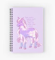 "Diese schmerzhaften Gefühle sind nicht permanent" Sternenhimmel Pony Spiralblock