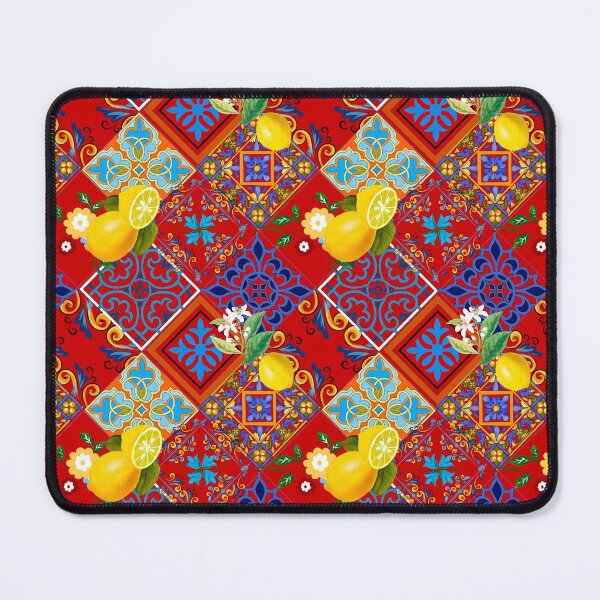 Item preview, Tiles,mosaic,azulejo,quilt,Portuguese,majolica,lemons,citrus. designed and sold by MariaMarinova.