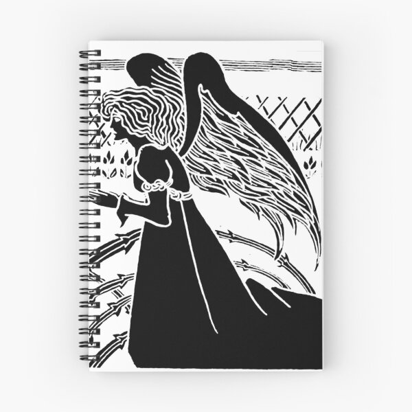 Item preview, Aubrey Beardsley Christmas Angel White designed and sold by Pixelchicken.