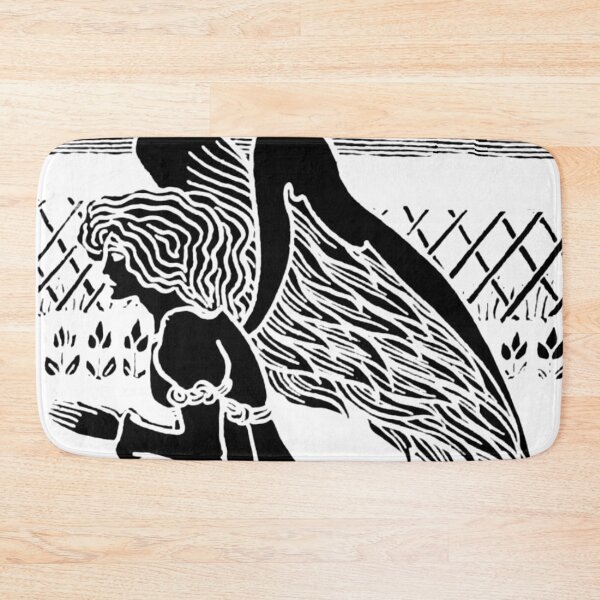 Item preview, Aubrey Beardsley Christmas Angel White designed and sold by Pixelchicken.
