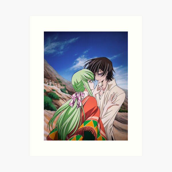 Immortal Black Wedding anime couple manga fanart Art Print by