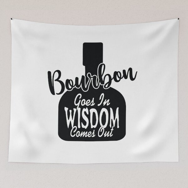 Item preview, Bourbon Goes In Wisdom Comes Out - Whiskey Fans - Drinkers designed and sold by Theparticular.
