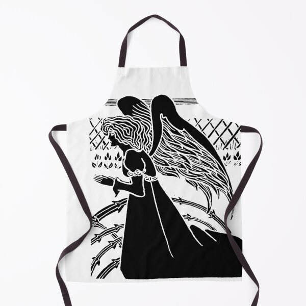 Item preview, Aubrey Beardsley Christmas Angel White designed and sold by Pixelchicken.
