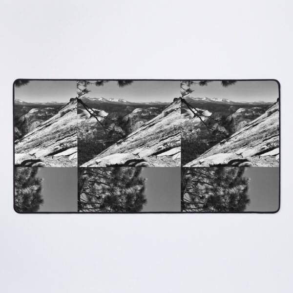 Aperçu de l'œuvre Yosemite noir et blanc créée et vendue par UponRaspberry.