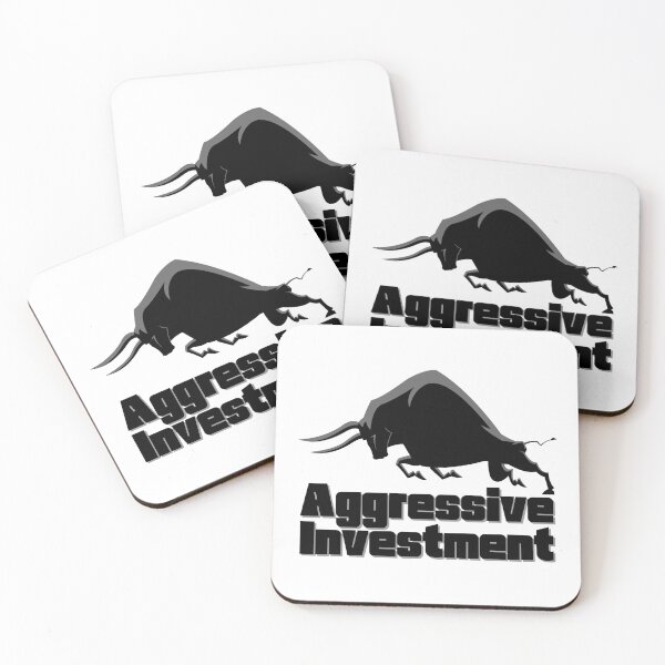 Item preview, Aggressive Investment Bull (Black) designed and sold by Joricherry.