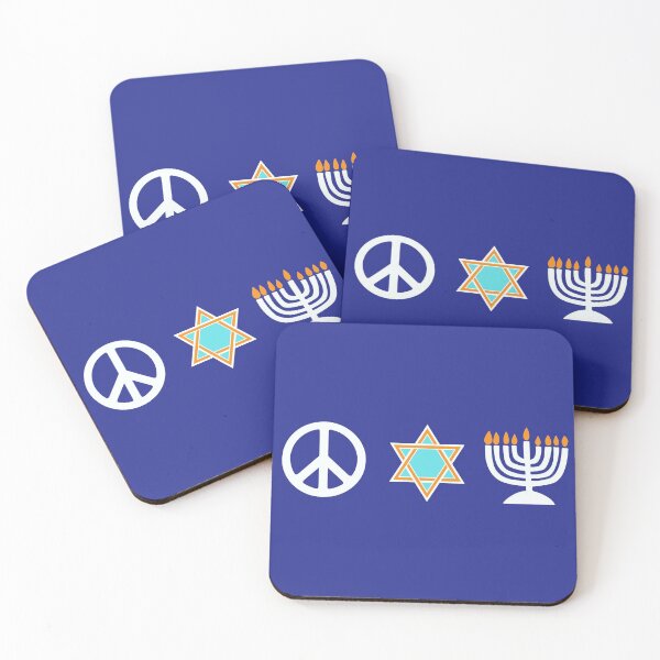 Item preview, Peace Love Hanukkah, Hanukka, Jewish Star, Menorah, Chanukah designed and sold by BlessItAllTees.
