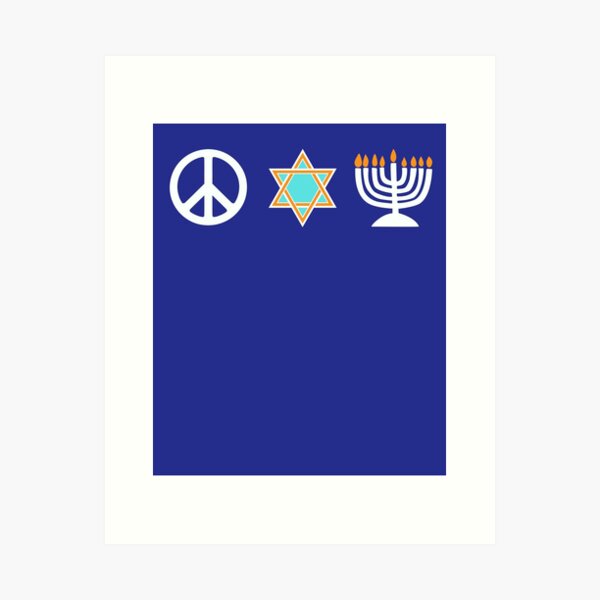 Item preview, Peace Love Hanukkah, Hanukka, Jewish Star, Menorah, Chanukah designed and sold by BlessItAllTees.