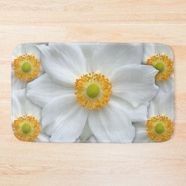 Item preview, White Anemone Flower Still Life Floral Photography designed and sold by CottoVerdi.