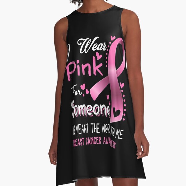 REORIAFEE Cancer Dress Breast Cancer Awareness Dress Love Fight Support  Survivor Gifts for My Mom Grandpa Grandma Special for Women Sleeveless  V-Neck Wrap Beach Long Dress Pink6 XL 