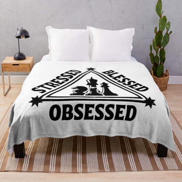 Item preview, Chess: Stressed. Blessed. Obsessed. designed and sold by TheGreenGoat.