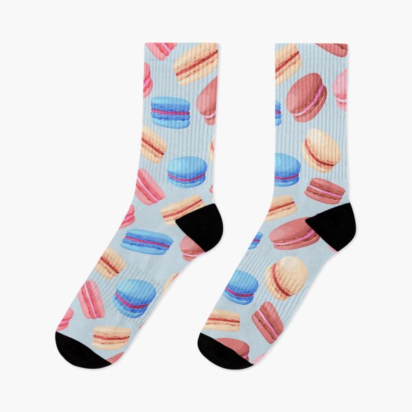 Item preview, Blue Watercolor Macaroons designed and sold by newburyboutique.