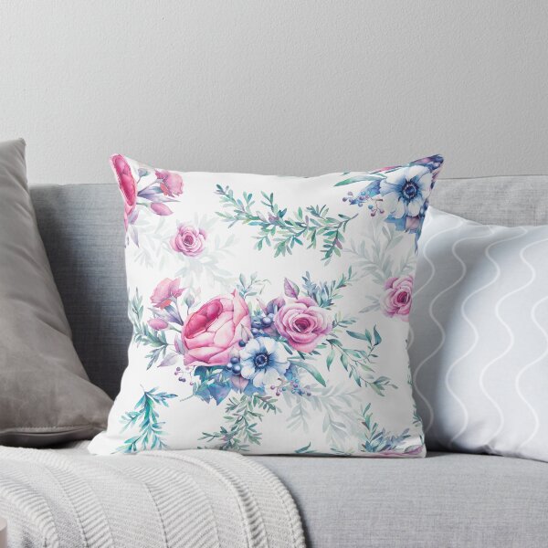 Item preview, Watercolor vintage floral seamless pattern designed and sold by ldinka.