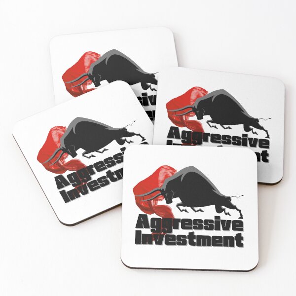 Item preview, Aggressive Investment Bull (Red Black) designed and sold by Joricherry.