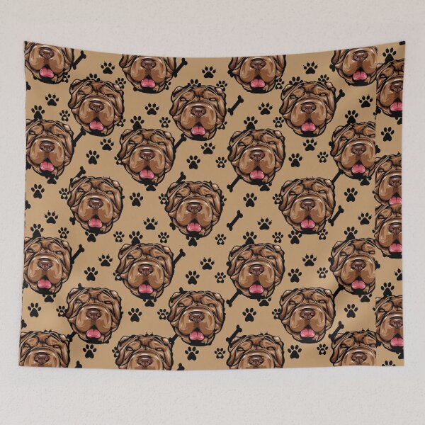 Item preview, Dog all over pattern design designed and sold by SamRVstore.