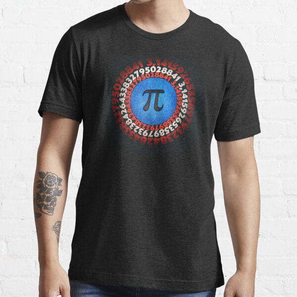 Captain Pi T-shirt Math Superhero Maglietta 