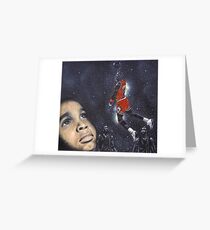 Michael Jordan Dreams Greeting Card
