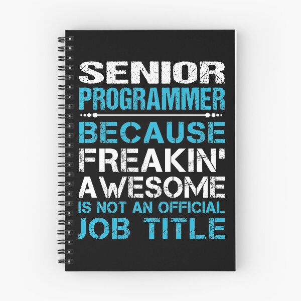 Item preview, Senior Programmer T Shirt - Freaking Awesome Job Gift Item Tee designed and sold by oetate4774.