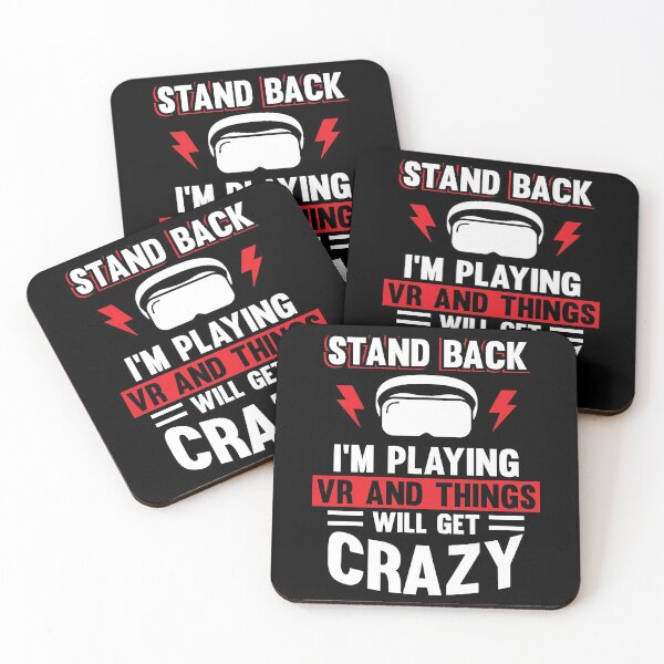 Item preview, Stand Back I’m Playing VR and Things Will Get Crazy designed and sold by MagicSD Designs.