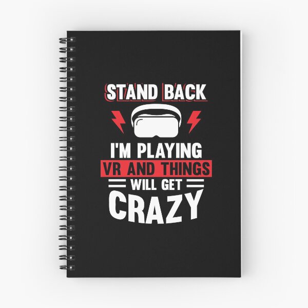 Item preview, Stand Back I’m Playing VR and Things Will Get Crazy designed and sold by MagicSD Designs.