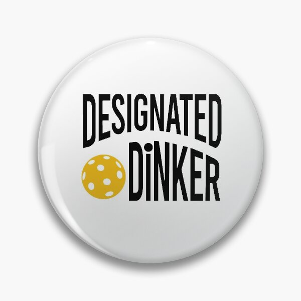 Item preview, Funny Pickleball Pun Designated Dinker Black designed and sold by whyitsme.