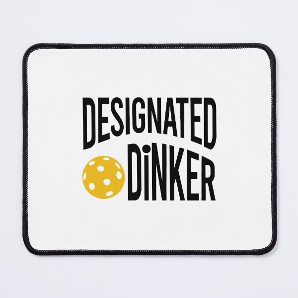 Item preview, Funny Pickleball Pun Designated Dinker Black designed and sold by whyitsme.