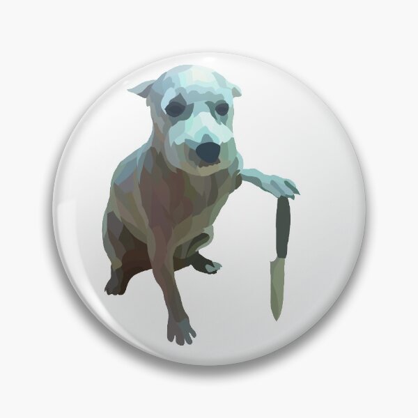Item preview, Dog with Knife designed and sold by hegdesigns.