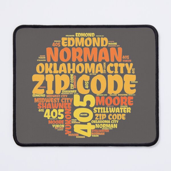 Item preview, Oklahoma city zip code 405 designed and sold by Delicarte.