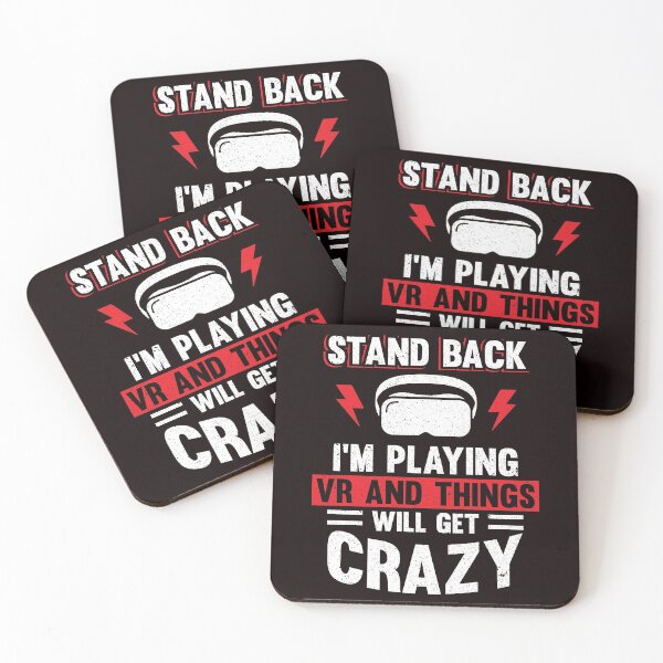 Item preview, Stand Back I’m Playing VR and Things Will Get Crazy designed and sold by MagicSD Designs.